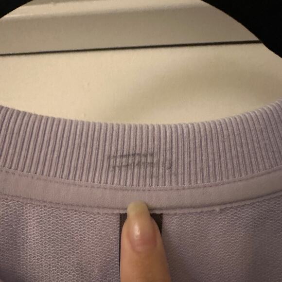 Mondetta abstract purple floral print sweater size extra small - Picture 4 of 7